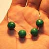 Best Quality Natural Green Emerald Faceted Round Cut Huge Briolette Beads Size - 11MM Approx Best Quality Green Emerald Can be used to make Earrings etc. 